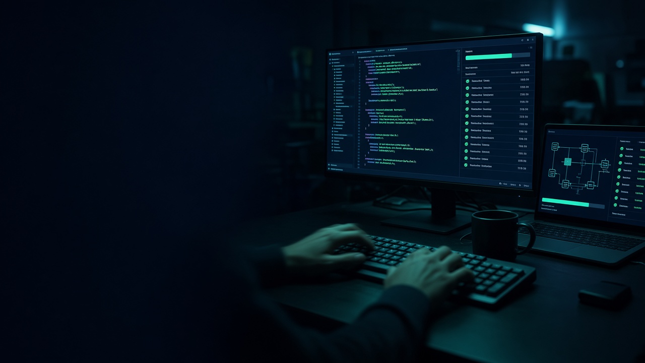 Equipo de ingeniería trabajando en el desarrollo de un sistema